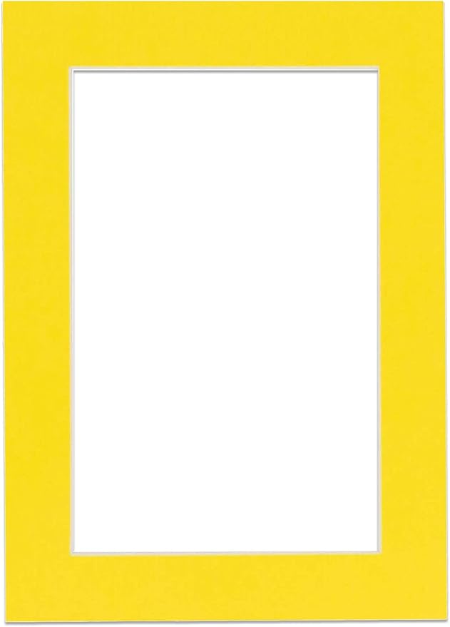 8x10 Mat for 16x20 Frame - Precut Mat Board Acid-Free Yellow 8x10 Photo Matte Made to Fit a 16x20 Picture Frame, Premium Matboard for Family Photos, Show Kits, Art, Picture Framing, Pack of 1 Mat - Image 3