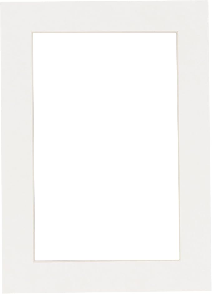 8.5x11 Mat for 11x14 Frame - Precut Mat Board Acid-Free Show Kit with Backing Board, and Clear Bags Textured White 8.5x11 Photo Matte For a 11x14 Picture Frame Matboard for Framing, Pack of 1 Mat - Image 3