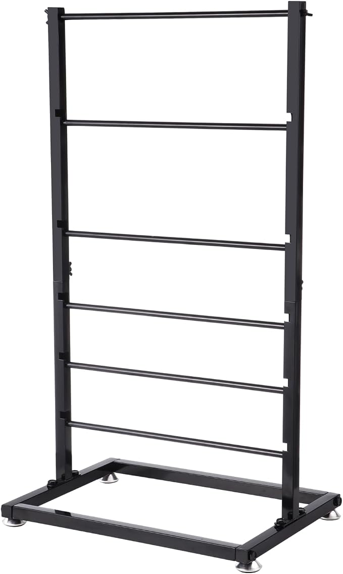 6-Tier Ribbon Holder, Height Adjustable Metal Spool Organizer, Countertop | Large capacity, for flower store, craft room, cake shop, gift wrapping, paper storage - Image 7