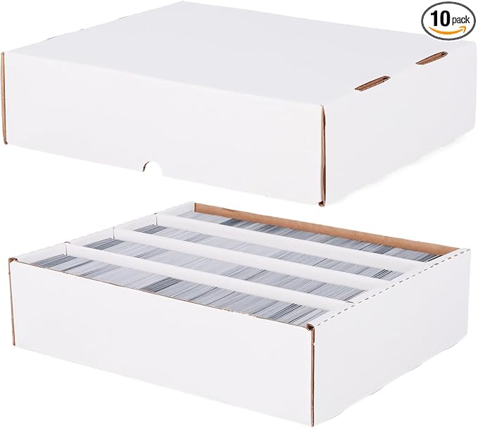 BCW 3200 Count Storage Box (Full Lid) - 10ct | Cardboard Box for Cards by BCW