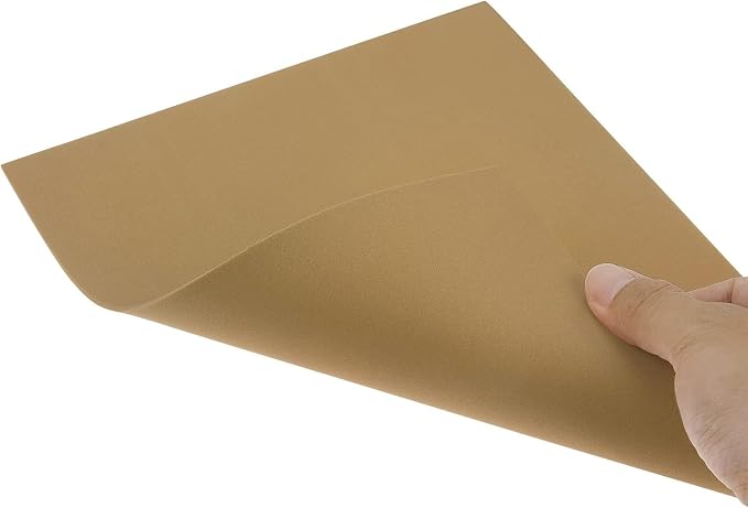 Boxonly EVA Foam Sheets Roll for Cosplay Halloween Model Making Mounting Photos Presentations DIY Arts and Crafts EVA Craft Foam Sheets Craft Sheet Light Brown 275 x 215 x 1.7mm 6pcs - Image 4