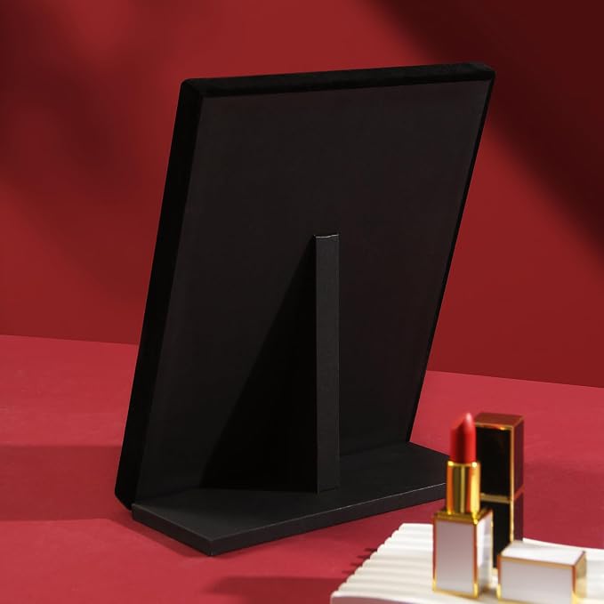 Coward Velvet Ring Holder Stand, 50 Slots Jewelry Ring Display Tray, Jewelry Pad Showcase Organizer for Home or Store Sell Show (Black Velvet) - Image 4
