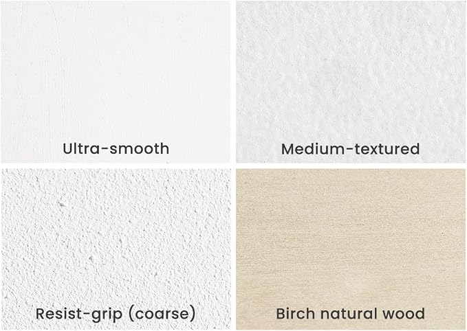 Da Vinci Pro Medium Textured Gesso Panel -6x12" - 6 Pack - 7/8" Depth Wood Panels for Painting - Accepts Mediums Like Canvas - for Oils, Acrylics, Mixed Media, Pastels & Drawing Sticks - Image 5