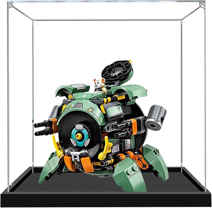Acrylic Display Case for Lego 75976 Overwatch Wrecking Ball Model, 3mm Dustproof Display Box, Display Case Compatible with Lego 75976 (Model Not Included) (Transparent 2MM) by Unknown
