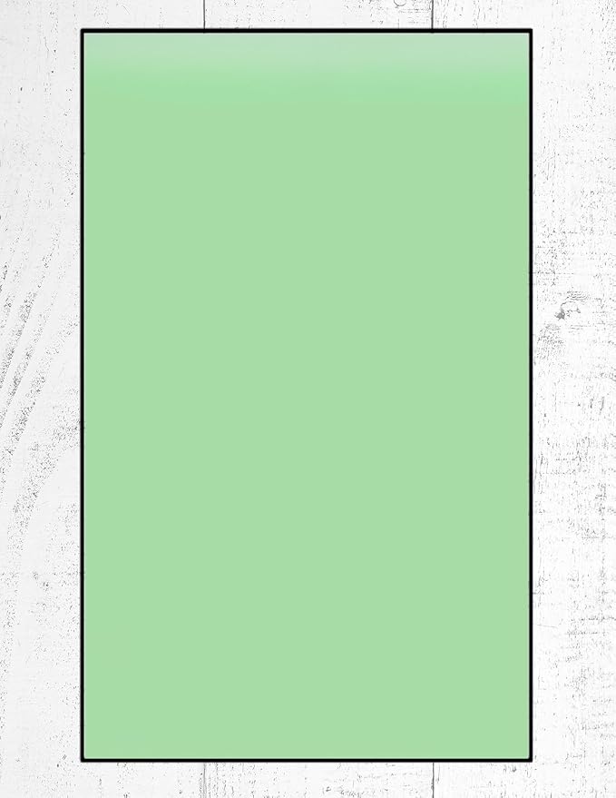 Vellum Bristol Cover Sheets, 67 Pound, (147 GSM) Smooth Finish, 250 Sheets Pack. – Cardstock for Crafting, Printing And More. (1, Green, 8.5"x14") by LimitedPapers