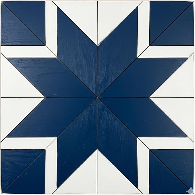 Barn Quilt Kit, 18in Milky Way Star, DIY Wood Craft | DIY Painting Craft Kit for Adults | Farmhouse Wall Art and Quilting Décor - Image 4