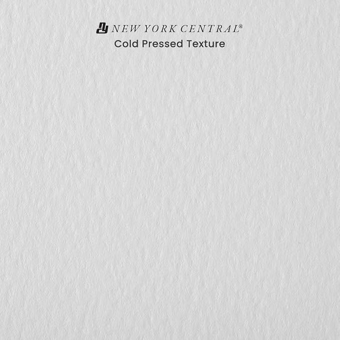 New York Central Watercolor Paper - 9x12-1 Pack of 5 Sheets - 300 lb. Cold Press - 100% Cotton, Acid-Free, Archival Quality, Bright White Watercolor Paper Pad for Wet & Dry Media - Image 4