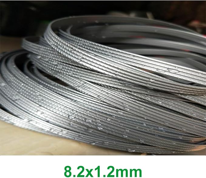 500g Synthetic Rattan Weaving Material, Plastic Wicker Repair Kit PE Rattan Roll for Furniture Repair Woven Handmade Baskets (Width 8.2mm, Thickness 1.2mm) - Image 2