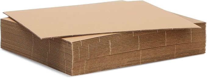 Juvale Corrugated Cardboard Sheets - 8 x 10.2 in, 2mm Thick E-Flute, Brown, 25 Pack - Flat Cardboard Sheets for Crafts & Mailing Inserts - Poster Board Backing & DIY Projects - Image 9