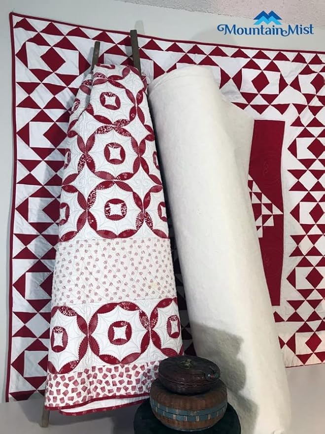 80/20 Natural Cotton Polyester Blend Quilt Batting 96 inches by 12 Yards - Image 4