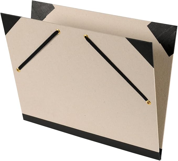 Canson 200003132 Creative Portfolio Folder with 2 Corner Straps with Elastic Fastening 260 x 330 mm Light Grey by Unknown