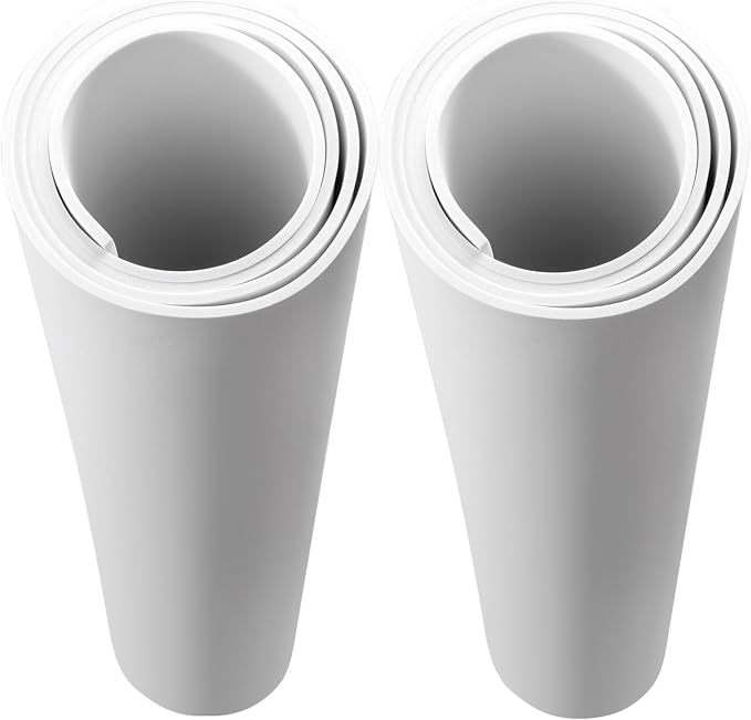 AMZQNART 6mm EVA Foam Sheets Roll 39x59in White 2pcs for Cosplay 90kg/m3 | High Density, High stability, Craft Armor and Weapons, Halloween Costumes, Christmas, Easter, Thanksgiving by AMZQNART