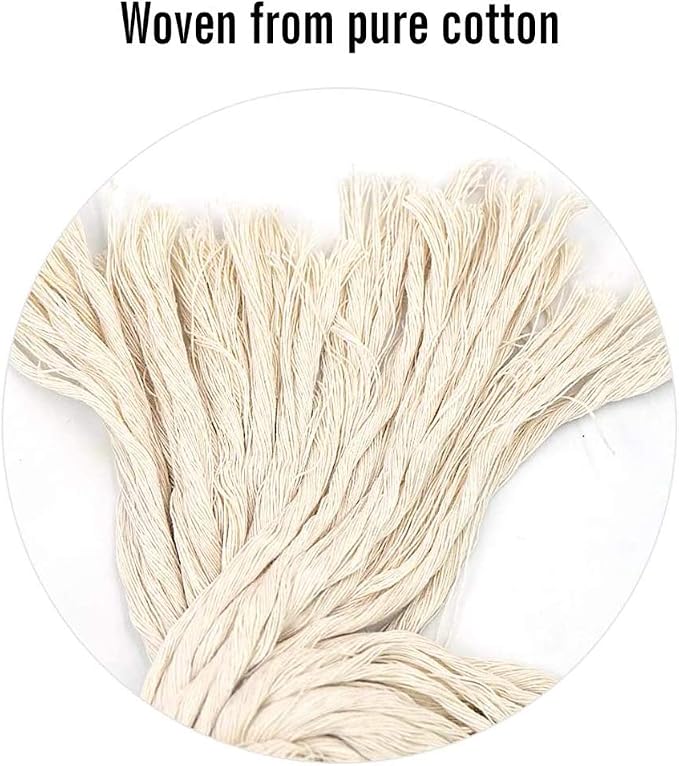 Aoneky Twisted Cotton Rope (1/2 inch x 100 ft) - Image 3