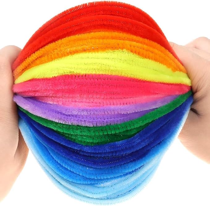 Caydo 1000 Pieces Pipe Cleaners Bulk Assorted 20 Colors Chenille Stems | for Kids Creative Arts and Crafts Projects and Home Decorations(6 mm x 12 inch) - Image 6