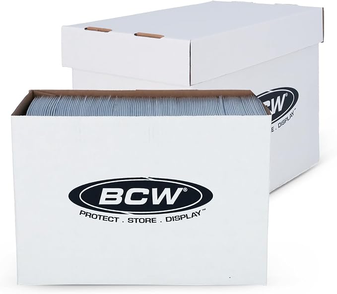 BCW Magazine/Document Storage Box 10-Pack | Durable Cardboard Filing Box by BCW