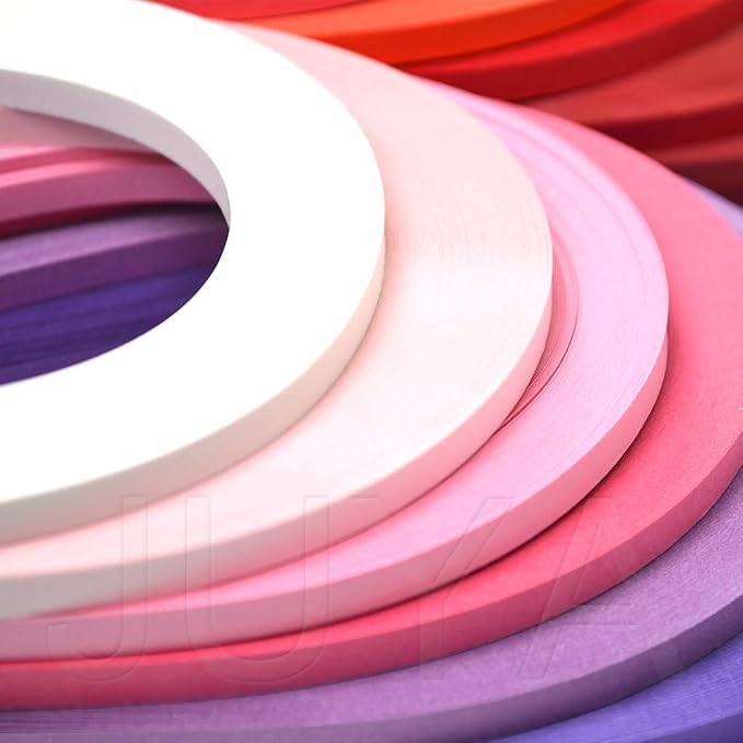 JUYA Solid Color Quilling Strips Set 42 Colors 4200 Strips 2mm/0.08in | 100 Strips Each; Balanced Color Selection; 39cm (15.35in) Long; Approx. 120 GSM; Cards and Framed Art - Image 2