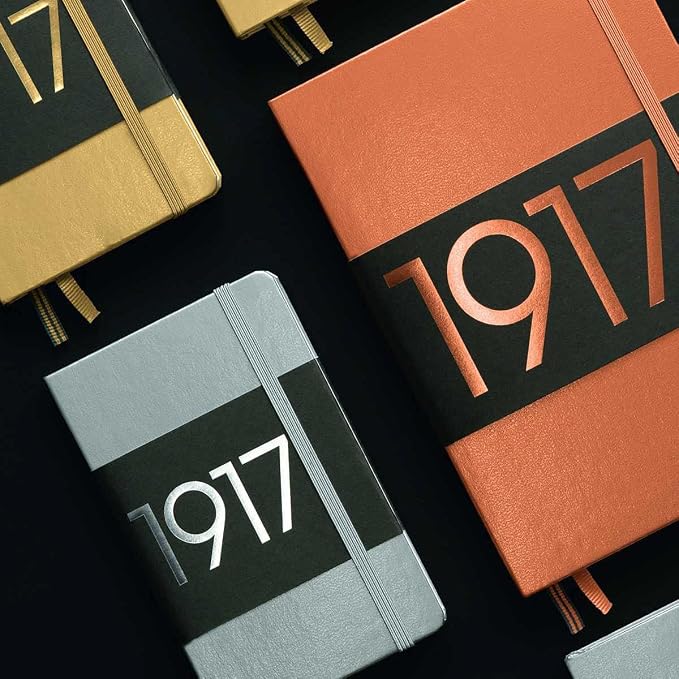 LEUCHTTURM1917 Metallic Special Edition - Medium A5 Ruled Hardcover Notebook (Copper) - 251 Numbered Pages - Image 2