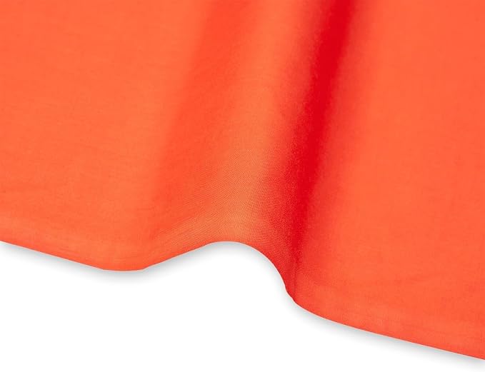 Cotton Polyester Broadcloth (44/45 Inch) Plain Weave Fabric by The Yard - for Sewing Fashion Apparel, Decor, & More (Orange, 10 Yards) - Image 3