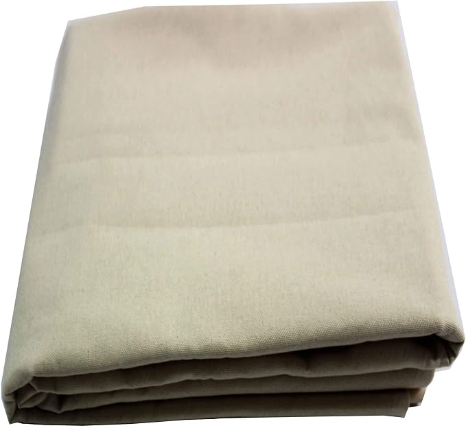 Mybecca 100% Cotton Muslin Fabric/Textile Unbleached, Draping Fabric Wide: 63 inch Natural 1-Yard (5.25 Feet x 3 Feet)(63" x 36") - Image 3
