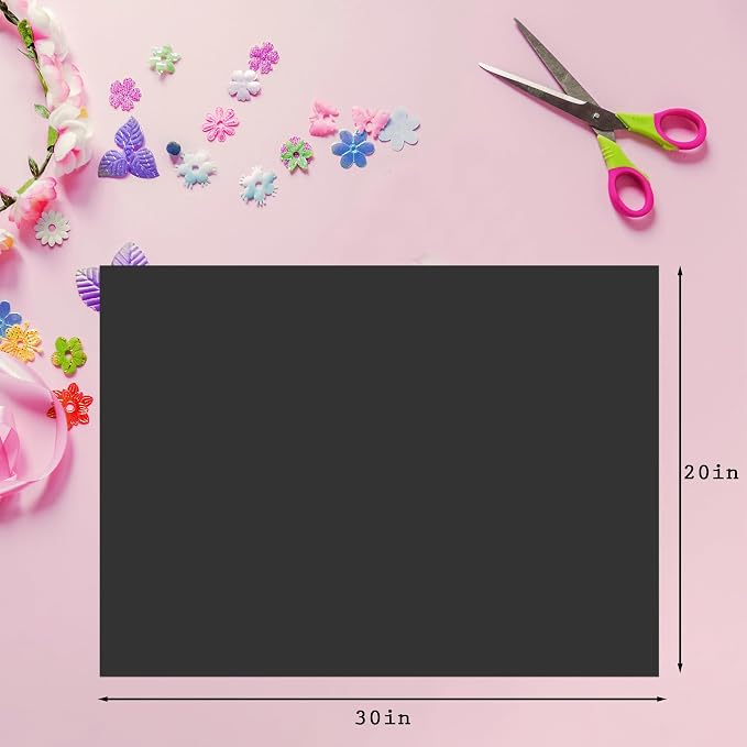 Black Tissue Paper (500 Sheets) for Gift Wrapping, 20 X 30 Inch Packaging Wrapping Tissue Paper Bulk for Floral, Birthday, Christmas, Halloween, DIY Crafts - Image 3