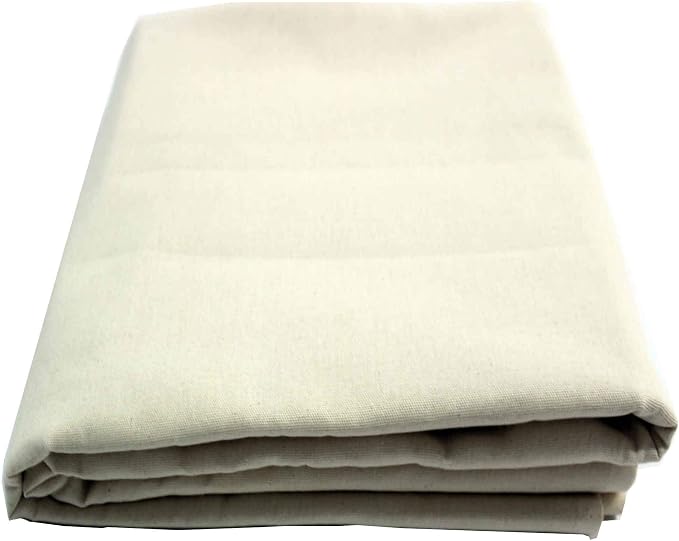 Mybecca 100% Cotton Muslin Fabric/Textile Unbleached, Draping Fabric Wide: 63 inch Natural 1-Yard (5.25 Feet x 3 Feet)(63" x 36") - Image 7