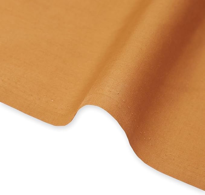 Cotton Polyester Broadcloth (44/45 Inch) Plain Weave Fabric by The Yard - for Sewing Fashion Apparel, Decor, & More (Dark Gold, 10 Yards) - Image 3