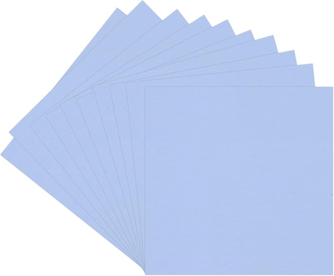 CountryArtHouse Baby Blue Acid Free 11x14 Backing Board - Uncut Photo Mat Board - 10 Sheets - Image 3
