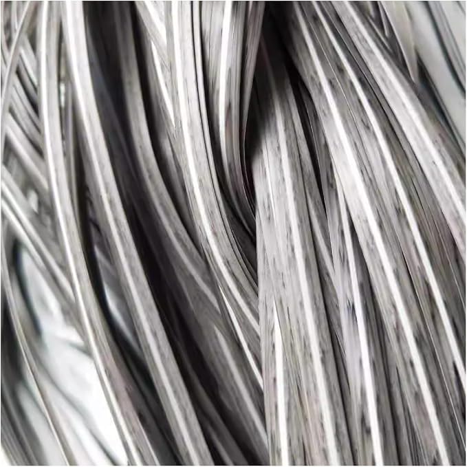 ECYC Ltd 196.8 Feet Rattan Repair Kit for Wicker Furniture, 8mm Wide Flat Synthetic Rattan Weaving Material Plastic Imitation Rattan Wicker PE Rattan Strips for Repair Fixing Furniture, DIY Crafts by ECYC+Ltd