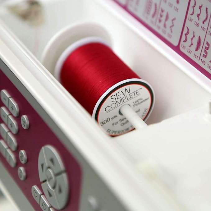 Superior Threads Multicolor Assorted Polyester Thread Set - 8 Spools | 300 yard spools of 50 weight thread for machine sewing and handsewing - Summer color - Image 6