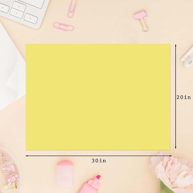 1000 Sheets 20"X30" Gift Wrap Tissue Bulk Yellow for Gifts Wrapping Paper, Bouquet Flower Tissues Birthday Weddings Showers Christmas Arts Craft Party Decoration - Image 3