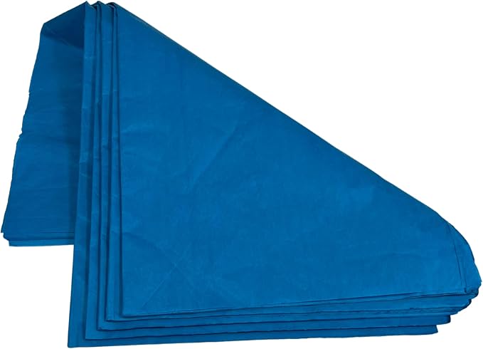 Tissue Paper for Gift Bags - 500 Sheets 14x20in Wrapping Paper, Blue | Premium Gift Wrap Tissue Paper for DIY Crafts - Birthday Party, Wedding, Holidays, Flower Decorations & Custom Art Projects by OceanTides