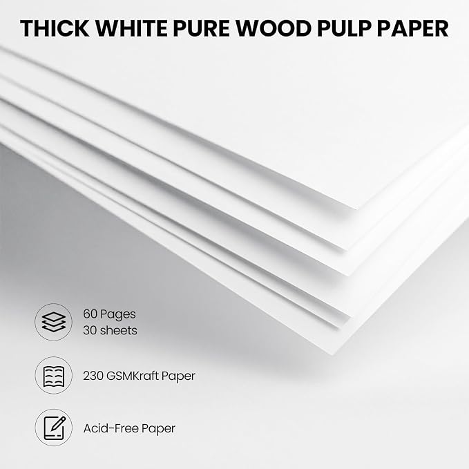 3 Ring Binder 12x12 Inch Large Scrapbook Photo Album, Linen Cover Scrap Book with 30 Plastic Sleeves 60 Pages 12 x 12 Scrapbooks White Pages for Wedding Couples Baby Travel Women kids (Pink) - Image 5