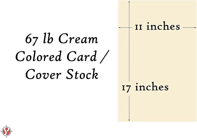 1 Case of 1000 Sheets, 11" x 17" Card Stock Paper, 67Lb Vellum Bristol Pastel Color Cardstock | Perfect for School and Craft Projects | Cream - Image 5