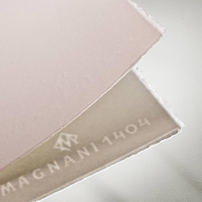 Magnani 1404 Portofino Hot Press 100% Cotton Watercolor Paper Block, 10 Sheets, 4.5x9, 300 lb, Acid-Free, UV Resistant, Vegan Sized Water Color Paper for Artists, Made in Italy - Image 5