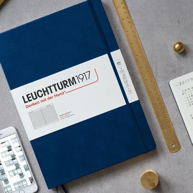 LEUCHTTURM1917 - Notebook Hardcover Medium A5-251 Numbered Pages for Writing and Journaling (Powder, Dotted) - Image 6