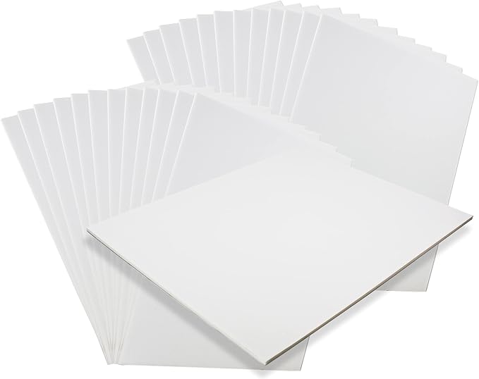Foam Board 8.5x11 5PK Foam Core Boards 3/16 Thick Foam Poster Board White Foamboard 8.5x11 Large Acid Free Foamcore Sheets, Polystyrene Rigid Foamboard Large Foamcore Backing for Backdrop, Display - Image 2