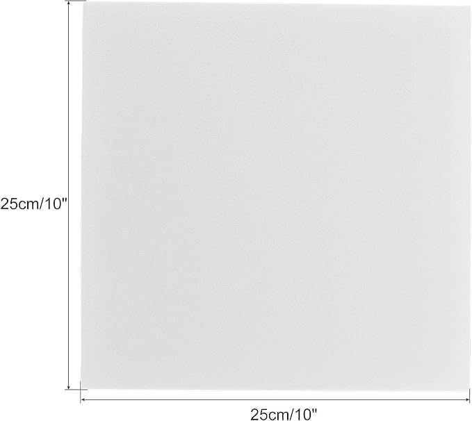 Boxonly EVA Foam Sheets Roll for Cosplay Halloween Model Making Mounting Photos Presentations DIY Arts and Crafts EVA Craft Foam Sheets Craft Sheet White 250 x 250 x 3mm 4pcs - Image 2