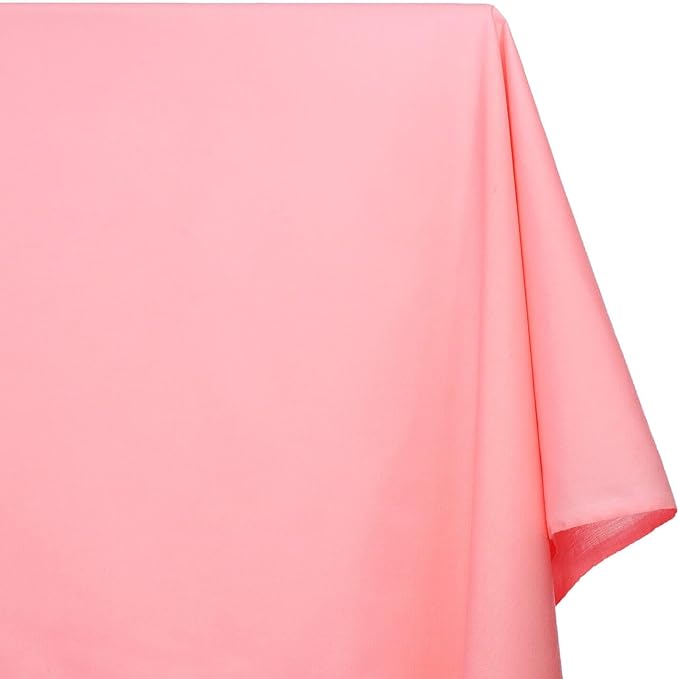 Cotton Polyester Broadcloth (44/45 Inch) Plain Weave Fabric by The Yard - for Sewing Fashion Apparel, Decor, & More (Candy Pink, 1 Yard) - Image 2