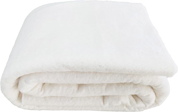 Vuwuma LENAILIN 45" x 60" Natural Cotton Quilt Batting, Crib Size | LENAILIN Cotton Quilt Batting for Quilting, Soft and Thick Natural Cotton Batting for Quilts Craft and Wearable Arts by Vuwuma