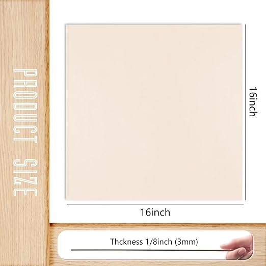 36 Pack Basswood Sheets, Plywood Board 1/8 Inch Unfinished Wood,3mm Plywood for Laser Cutting,Boards for Crafts for DIY Plywood Sheets Unfinished Wood Boards for Laser Cutting(16inchx16inch) - Image 5