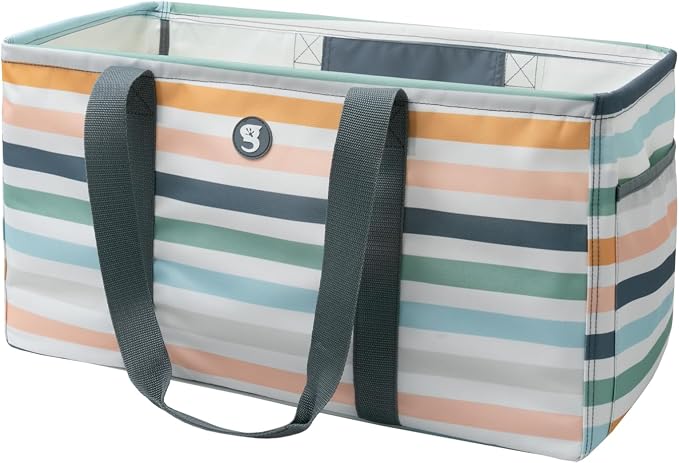 geckobrands Large Utility Tote - Durable Multipurpose Bag for Beach, Travel, Shopping & Outdoor Activities by geckobrands