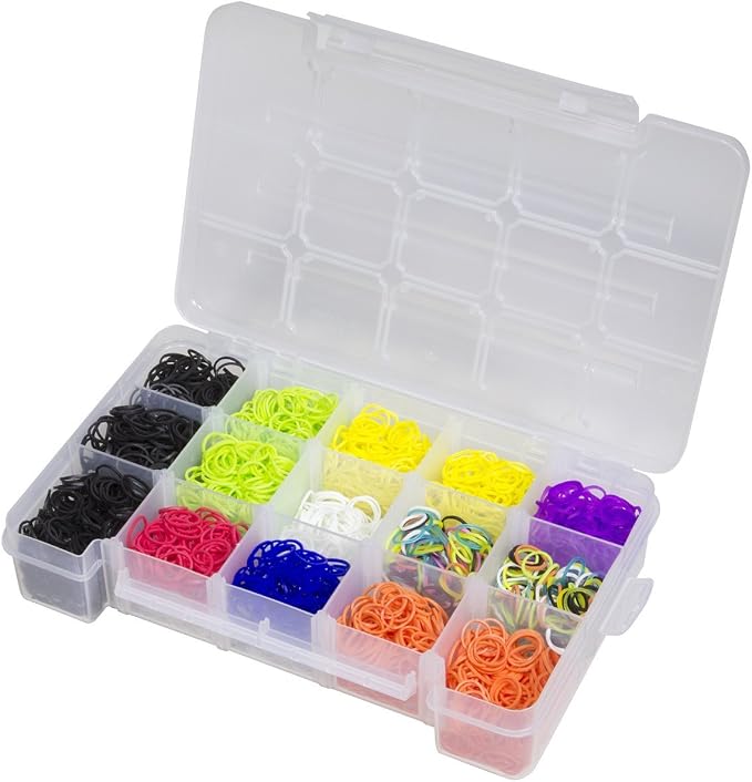 Akro-Mils 05805 Plastic Portable Parts Storage Case for Hardware and Crafts with Hinged Lid and 4 Adjustable Dividers, (11-Inch x 7-Inch x 2-3/8-Inch), Medium, Clear - Image 4