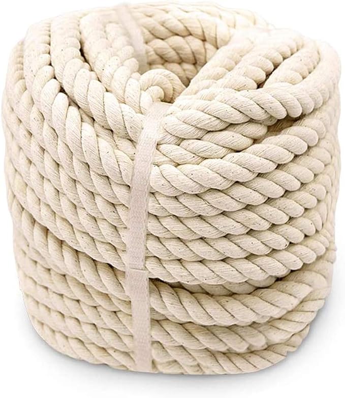 Aoneky Twisted Cotton Rope (1/2 inch x 100 ft) by Aoneky