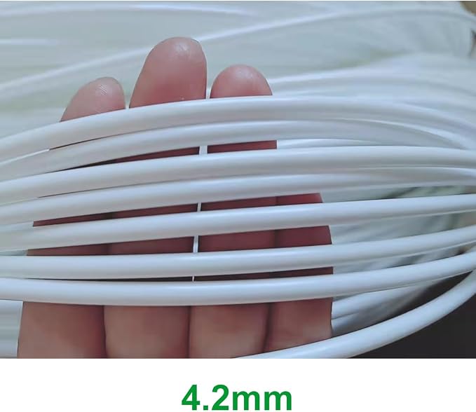 500g Synthetic Rattan Weaving Material, Plastic Wicker Repair Kit PE Rattan Roll for Furniture Repair Woven Handmade Baskets (Diameter 4.2mm) - Image 2