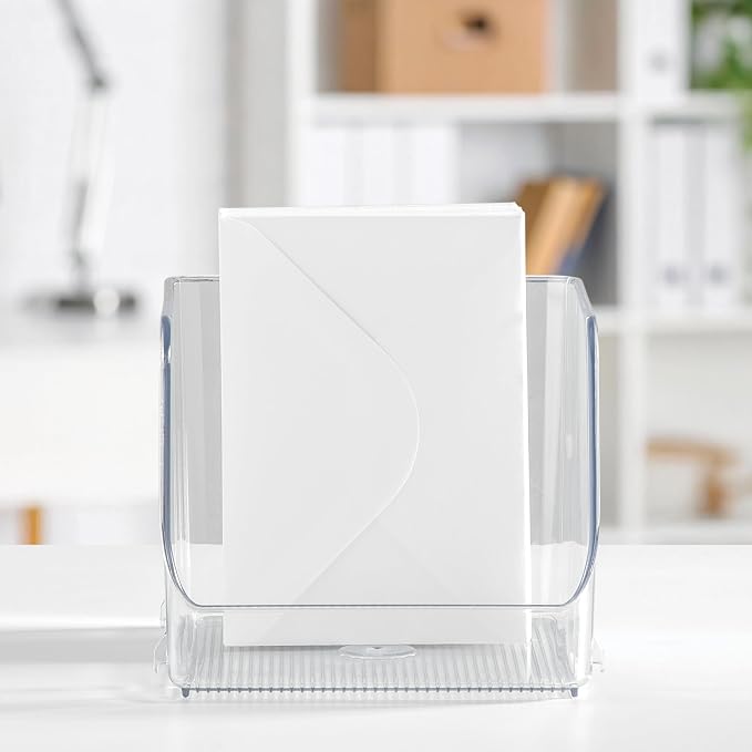iDesign Stackable Open-Front Storage Bin, Clear | Kitchen and Pantry Organization - Image 6