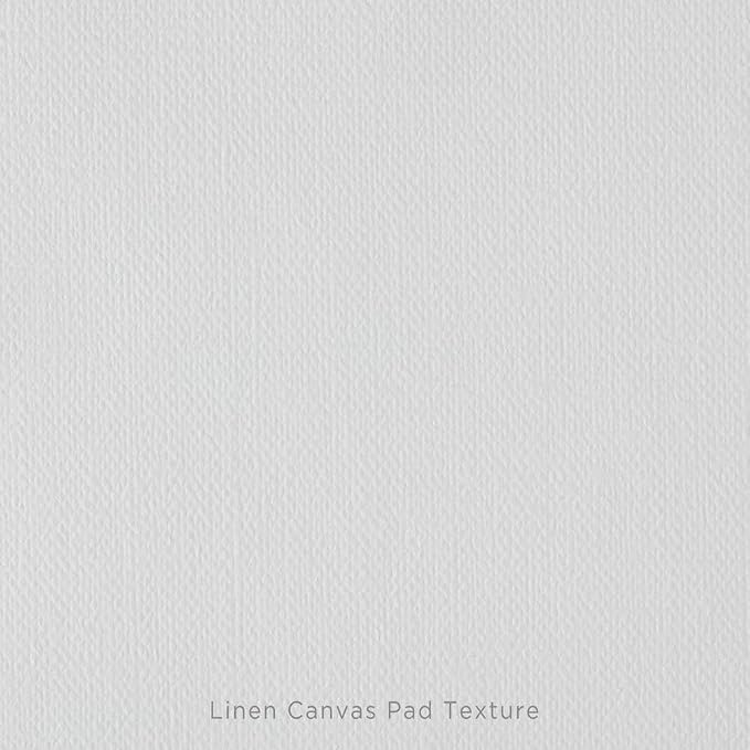 Centurion Acrylic Primed White Linen Canvas Sheet Pad, 4 Pack, 16" x 20" - 40 Total Sheets, 11oz Weight, Tape-Bound for Acrylics, Alkyds, Water-Mixable Oils - Image 5