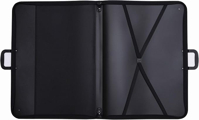 Professional Art Portfolio Case - 24 x 36 Inches - Light Weight & Durable - Shoulder Strap & Handle Options - Three Inside Pockets - Water Resistant - Documents Posters Monitors - Image 8