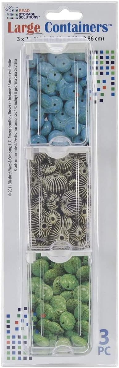 Plastic Stackable Organizer Tray Bundle with Lid and 18 Size Large Containers for Beads and Craft Supplies - Image 8