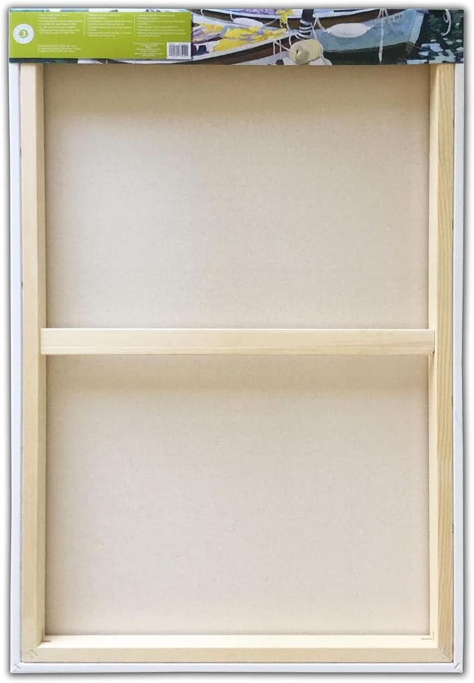 Artist's Loft 24" x 36" Level 3 Gallery Wrapped Heavy Duty Canvas - Archival, Acid Free Cotton Canvas for Acrylic and Oil Paint - Bulk 6 Pack - Image 3