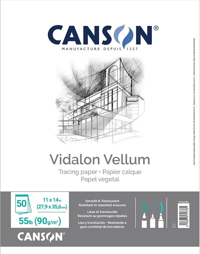Canson Vidalon Translucent Vellum Pad by Unknown